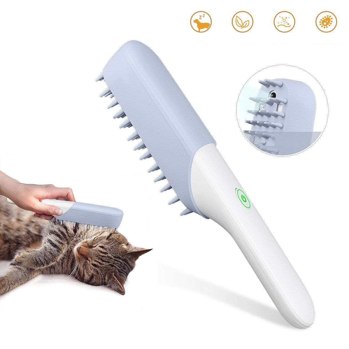 Pet Silicone Massage Brush Sterilization
