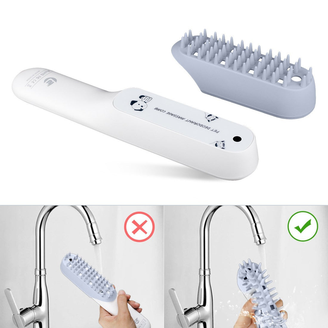Pet Silicone Massage Brush Sterilization