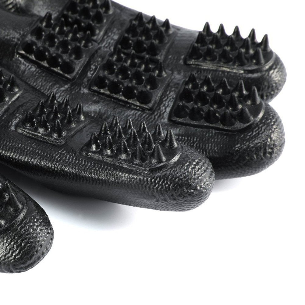 Pet Hair Grooming Glove Dogs Soft Rubber
