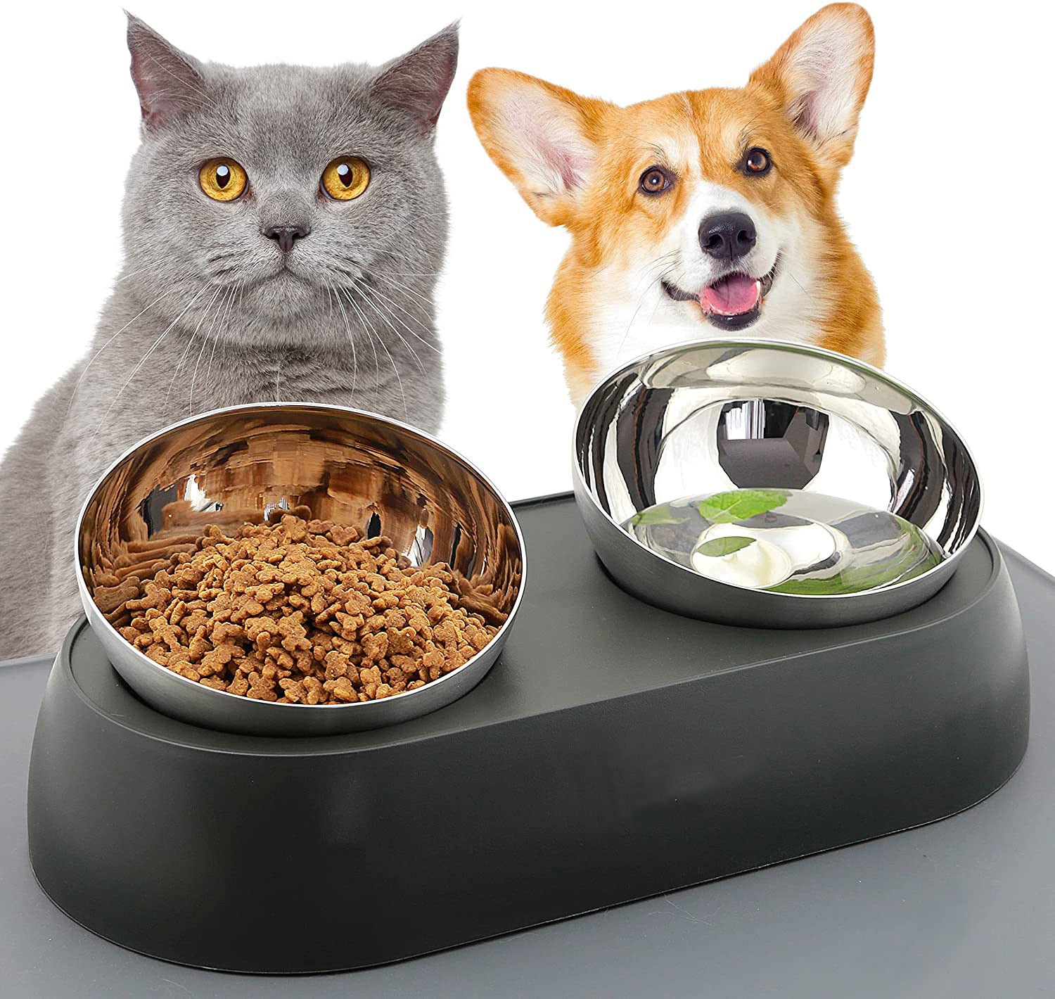 Cat Oblique Mouth Anti-tumble Bowl