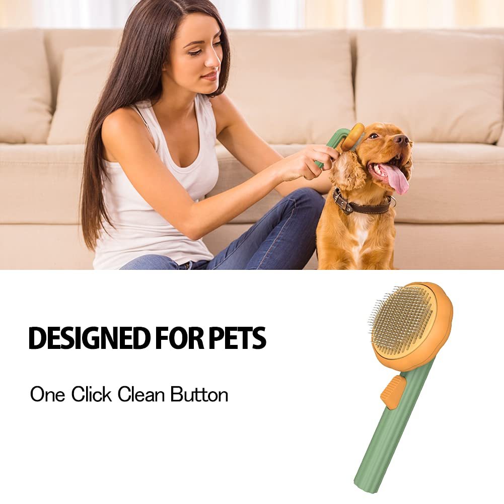 Pet Grooming Self Cleaning Slicker