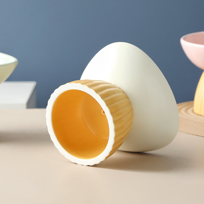 Ceramic Protection Vertebra Pet Bowl