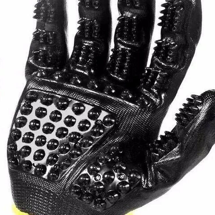 Pet Hair Grooming Glove Dogs Soft Rubber