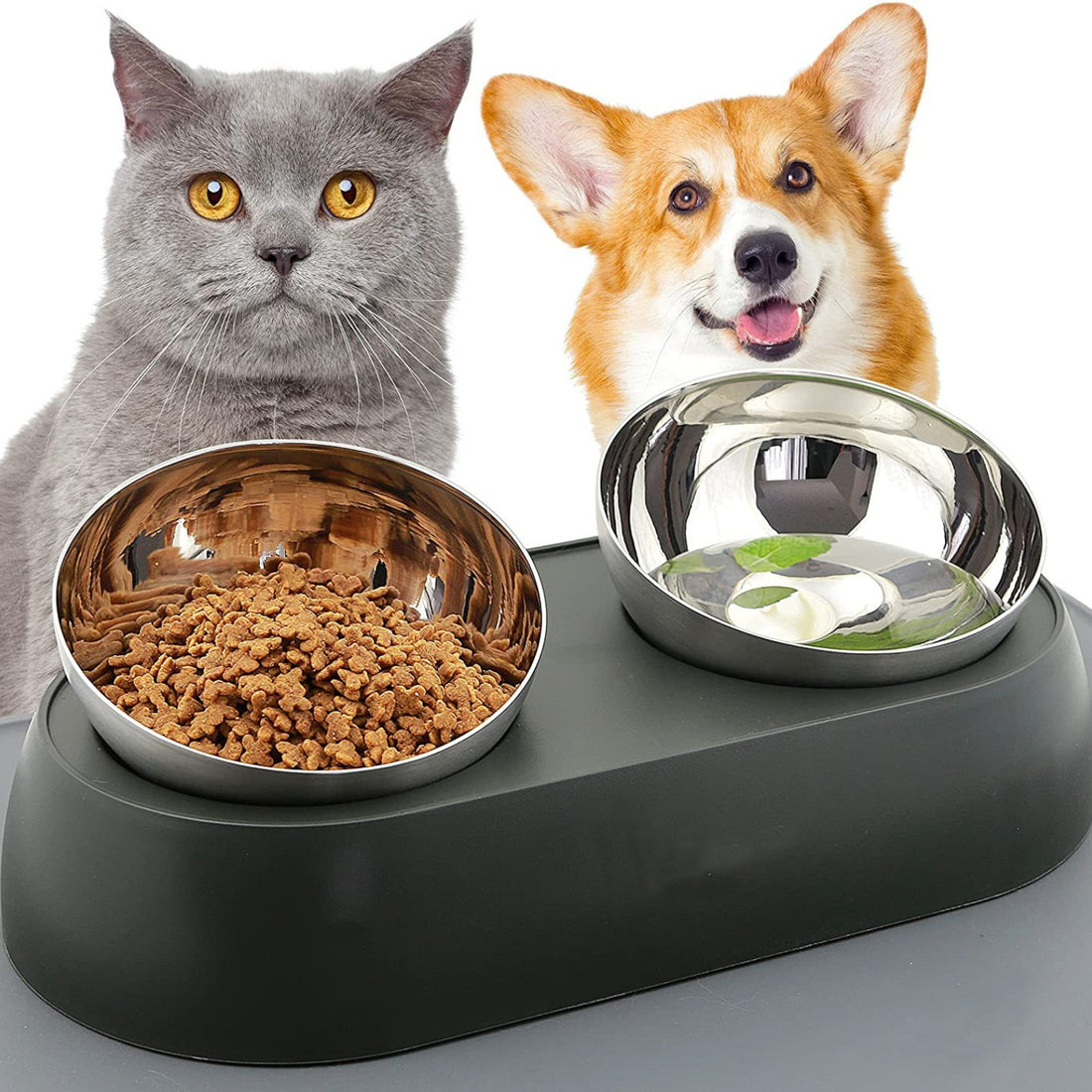 Cat Oblique Mouth Anti-tumble Bowl