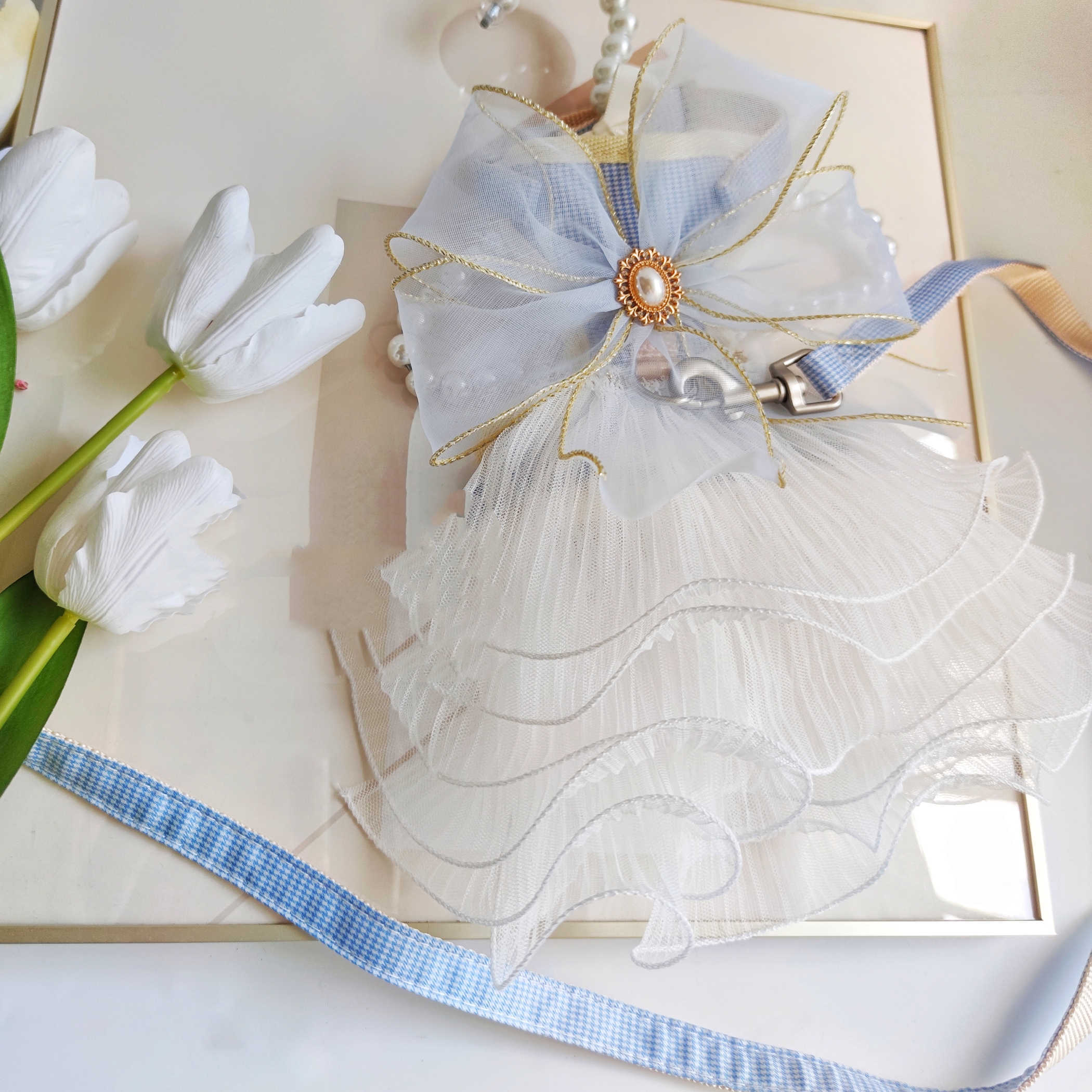 Layers Of Yarn Pet Leash Cat