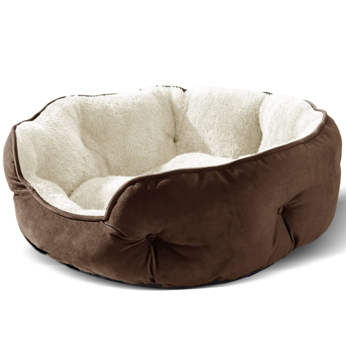 Cathouse Doghouse Round Pet Bed