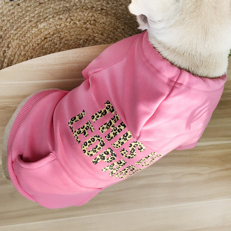 Warm Pet Clothing Plus Fleece Dog Sweater